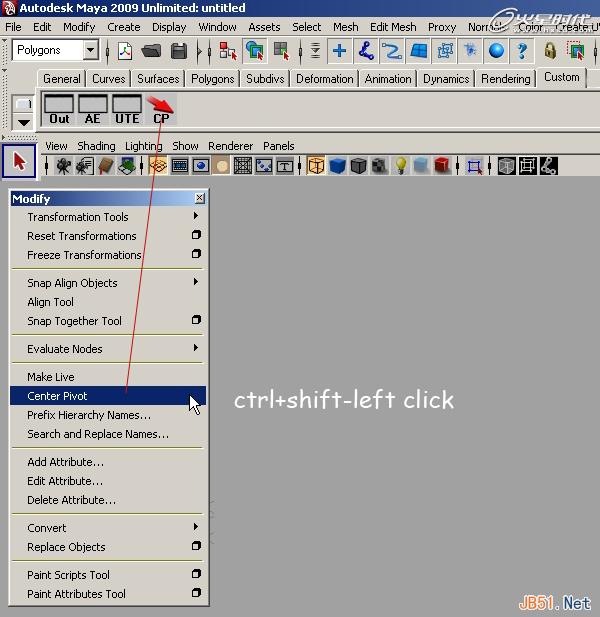MAYA中创建自定义菜单的方法 脚本之家 MAYA入门实例教程