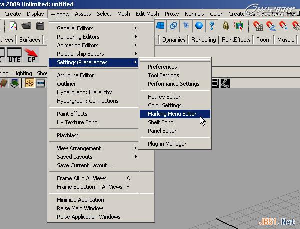 MAYA中创建自定义菜单的方法 脚本之家 MAYA入门实例教程