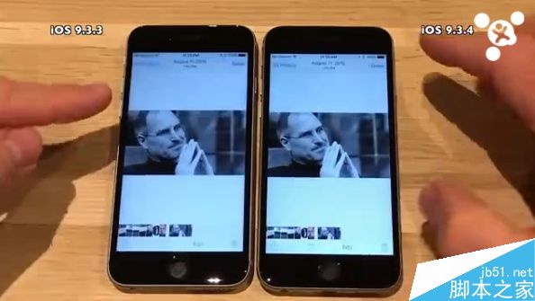 iPhone 5S/6/6S下iOS 9.3.4速度对比9.3.3:快升