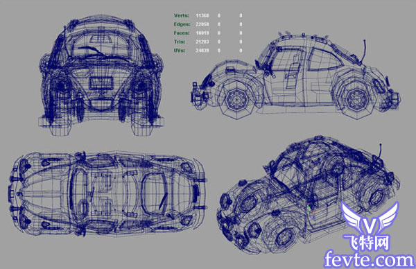 Maya建模大众BUG汽车教程 Maya建模大众BUG汽车教程 脚本之家 MAYA建模教程