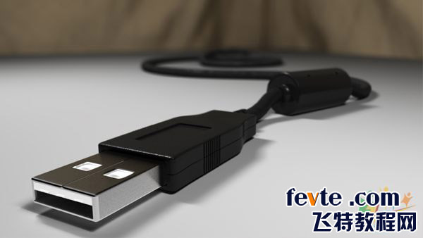 MAYA制作精巧USB连接线 脚本之家 MAYA建模教程