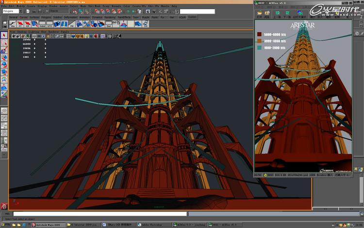 MAYA打造魔塔场景 脚本之家 MAYA建模教程