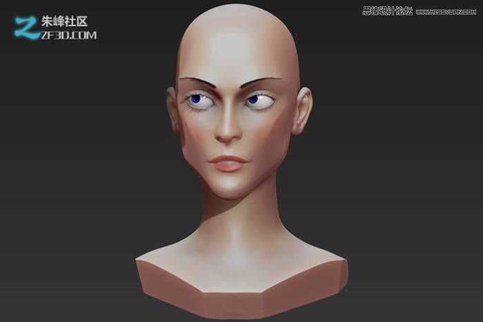 MAYA结合ZBRUSH制作美女杀手CG人物,PS教程,思缘教程网