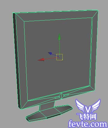 Maya建模教程，LCD显示器建模 脚本之家 MAYA建模教程