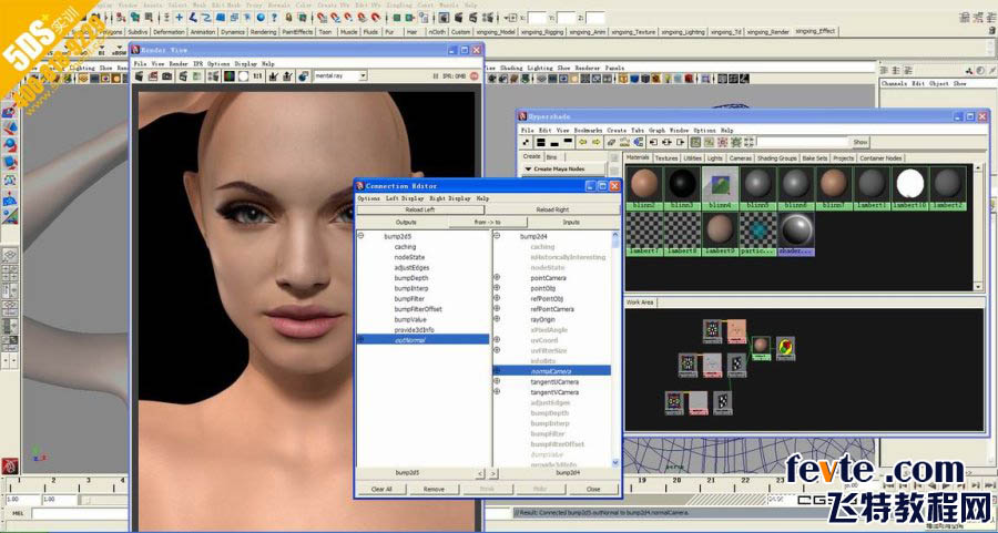 MAYA打造好莱坞巨星安吉丽娜朱莉 脚本之家 MAYA角色动画教程