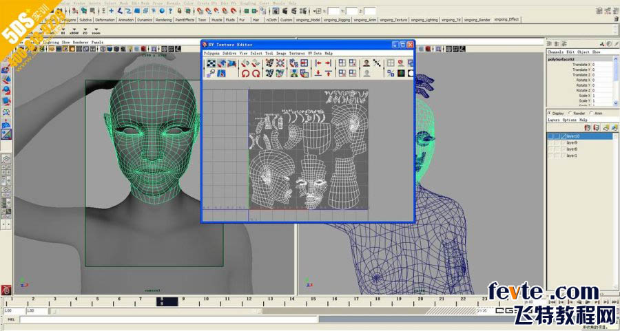 MAYA打造好莱坞巨星安吉丽娜朱莉 脚本之家 MAYA角色动画教程