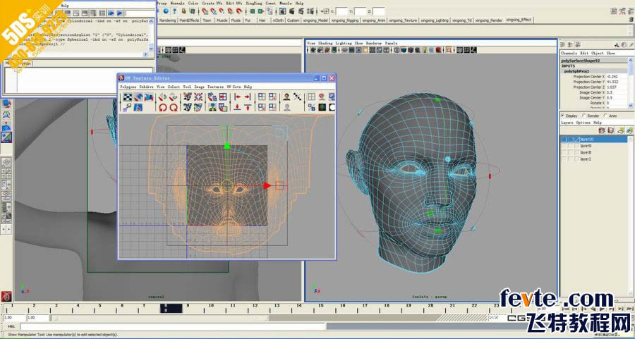 MAYA打造好莱坞巨星安吉丽娜朱莉 脚本之家 MAYA角色动画教程