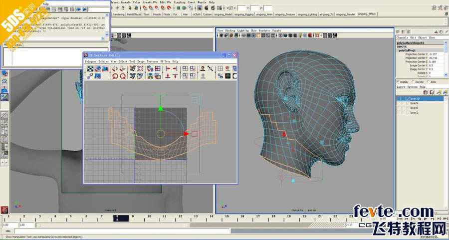MAYA打造好莱坞巨星安吉丽娜朱莉 脚本之家 MAYA角色动画教程