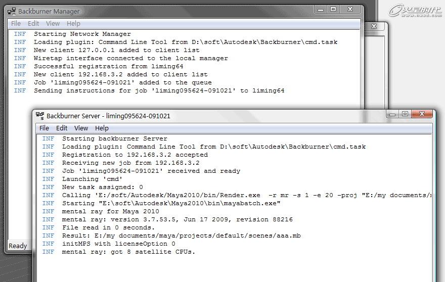 MAYA2010网络渲染功能介绍 脚本之家 MAYA渲染教程