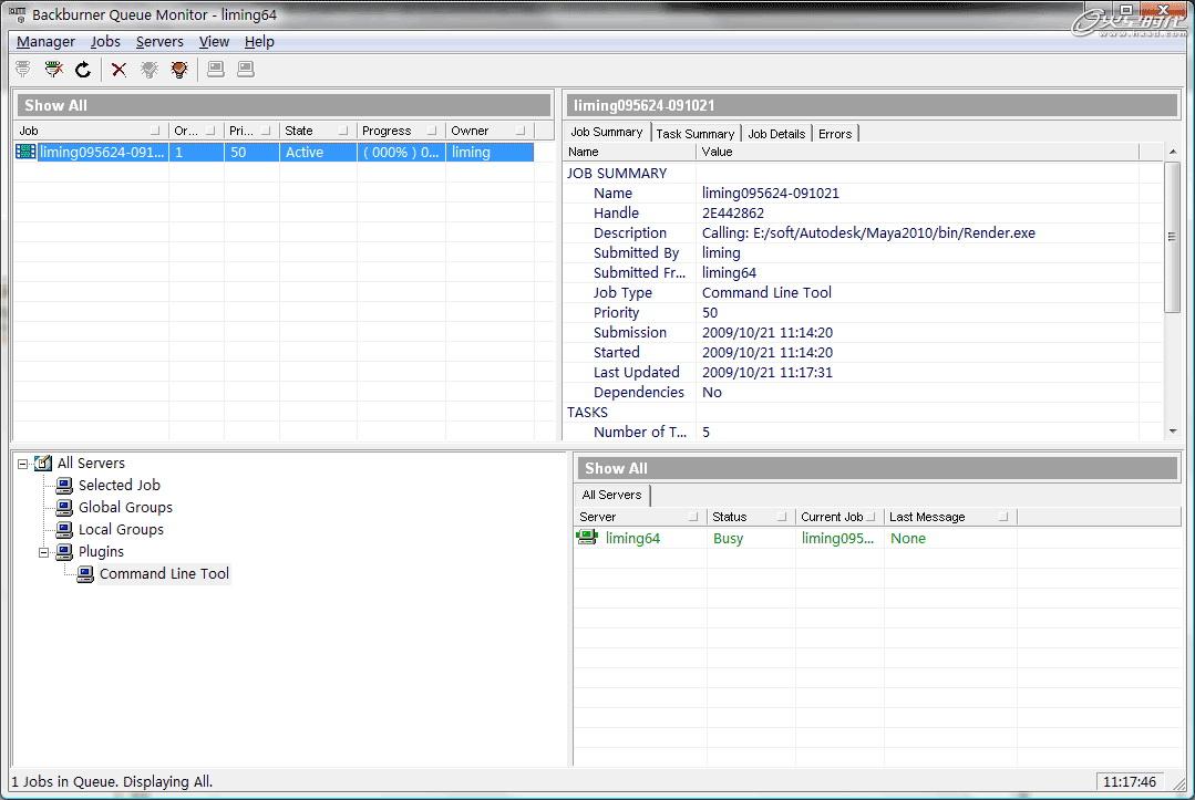 MAYA2010网络渲染功能介绍 脚本之家 MAYA渲染教程
