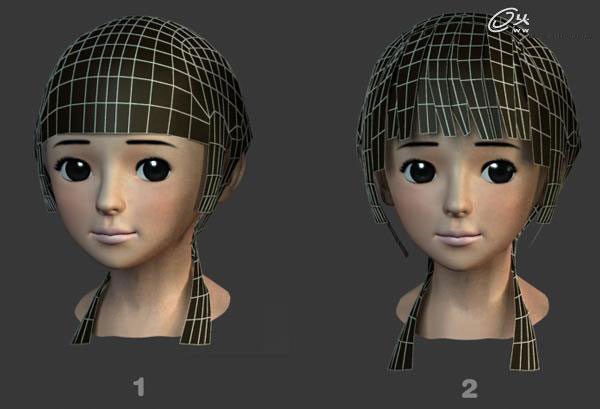 MAYA制作三维卡通女孩 脚本之家 MAYA建模教程