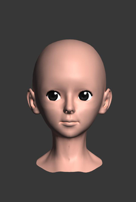 MAYA制作三维卡通女孩 脚本之家 MAYA建模教程