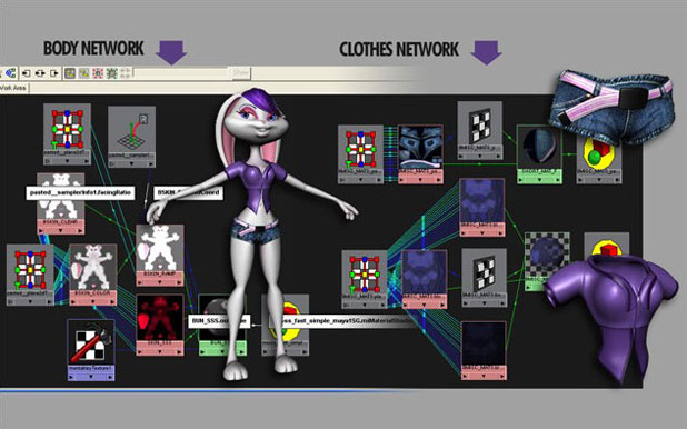 Maya打造可爱性感兔女郎 脚本之家 MAYA角色动画教程