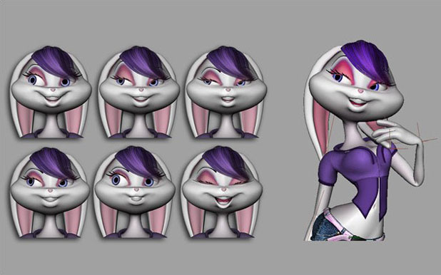 Maya打造可爱性感兔女郎 脚本之家 MAYA角色动画教程