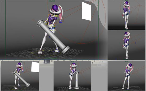 Maya打造可爱性感兔女郎 脚本之家 MAYA角色动画教程