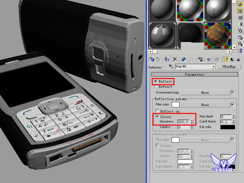 打造nokia手机材质 脚本之家 MAYA材质灯光