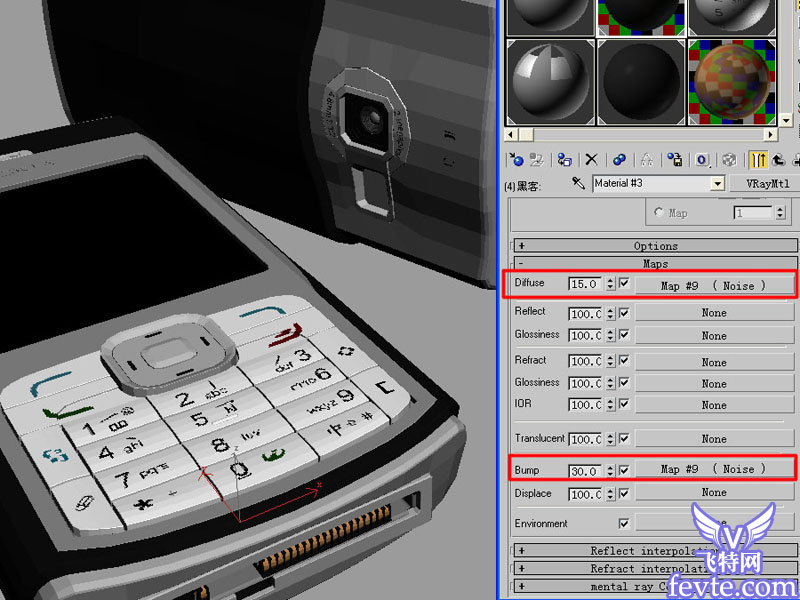 打造nokia手机材质 脚本之家 MAYA材质灯光