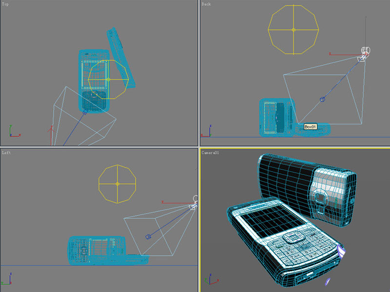 打造nokia手机材质 脚本之家 MAYA材质灯光