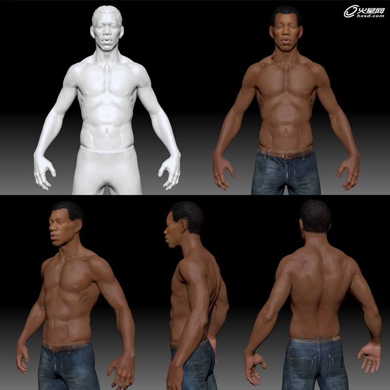 Maya打造摇滚吉他手角色 脚本之家 MAYA角色教程