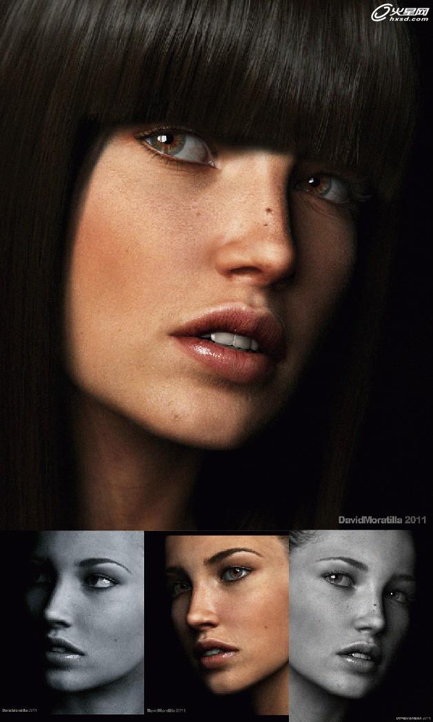 MAYA打造女孩肖像特写  脚本之家 MAYA角色动画教程