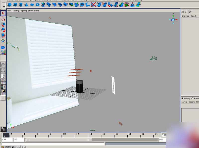 MAYA和PHOTOSHOP制作杯子效果图 脚本之家 maya灯光材质