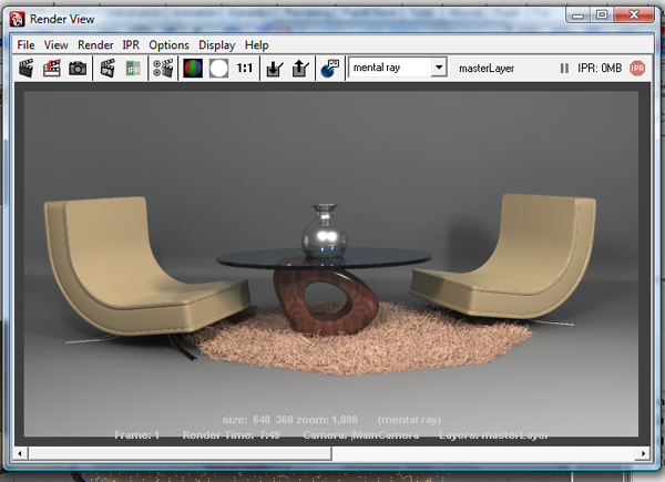 MAYA打造贵气客厅材质 脚本之家 MAYA材质教程