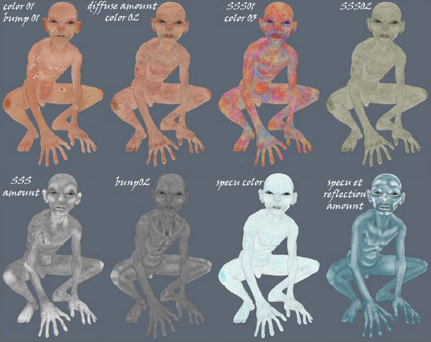 MAYA制作魔戒中的咕噜姆 脚本之家 MAYA角色动画教程