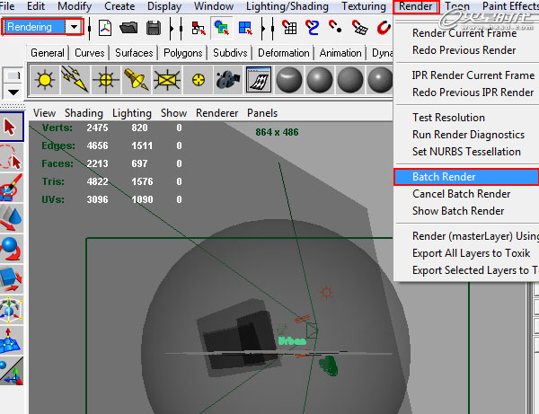 maya摄像机投影测试教程 脚本之家 maya渲染教程