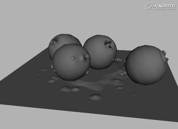 maya硬件纹理制作山楂材质 脚本之家 maya材质教程