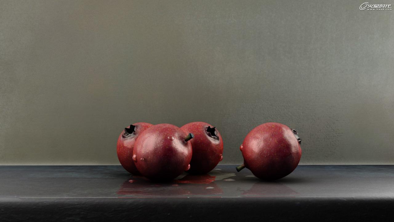 maya硬件纹理制作山楂材质 脚本之家 maya材质教程