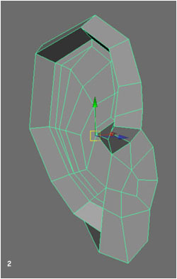 maya建模 人耳朵的建模方法